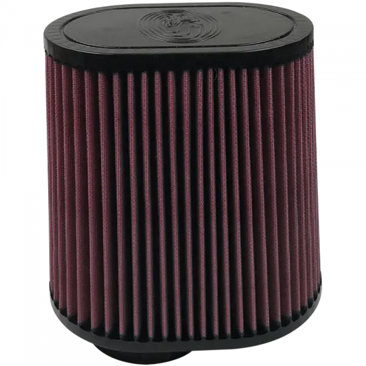 Air Filter For Intake Kits 75-5028 Oiled Cotton Cleanable Red S and B view 1