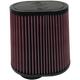 Air Filter For Intake Kits 75-5028 Oiled Cotton Cleanable Red S and B view 1