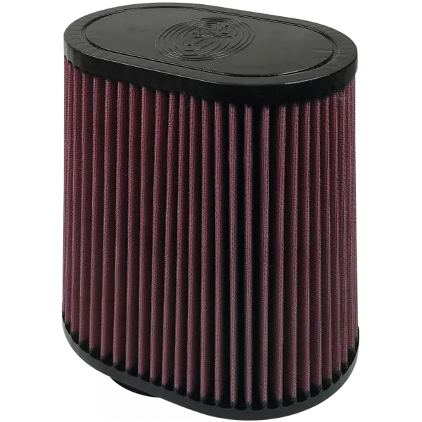 Air Filter For Intake Kits 75-5028 Oiled Cotton Cleanable Red S and B view 2