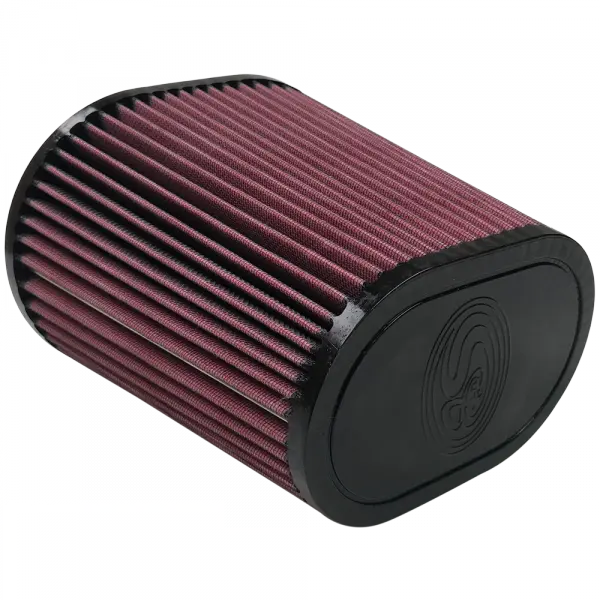 Air Filter For Intake Kits 75-5028 Oiled Cotton Cleanable Red S and B view 3