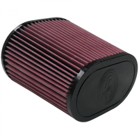 Air Filter For Intake Kits 75-5028 Oiled Cotton Cleanable Red S and B view 3