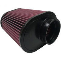 Air Filter For Intake Kits 75-5028 Oiled Cotton Cleanable Red S and B view 4