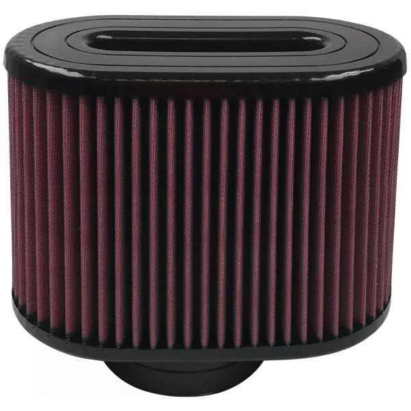 Air Filter For Intake Kits 75-5016,75-5023 Oiled Cotton Cleanable Red S and B view 1