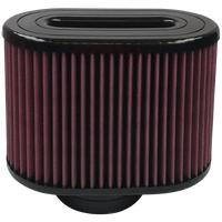 Air Filter For Intake Kits 75-5016,75-5023 Oiled Cotton Cleanable Red S and B view 1