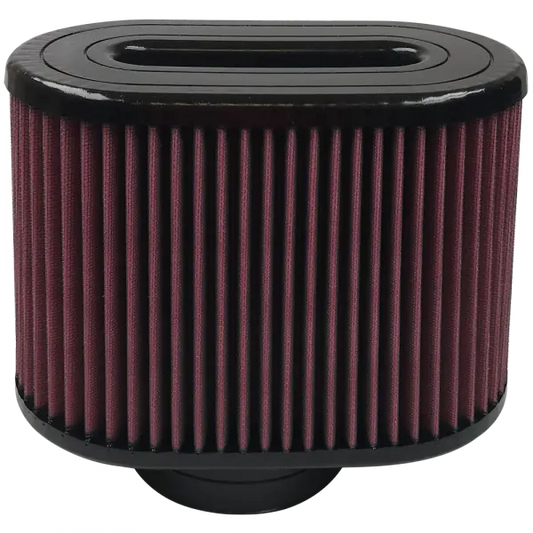 Air Filter For Intake Kits 75-5016,75-5023 Oiled Cotton Cleanable Red S and B view 1