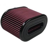 Air Filter For Intake Kits 75-5016,75-5023 Oiled Cotton Cleanable Red S and B view 2