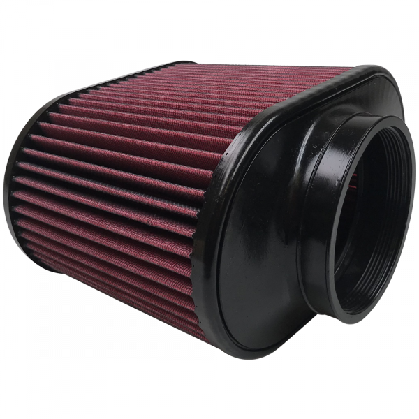 Air Filter For Intake Kits 75-5016,75-5023 Oiled Cotton Cleanable Red S and B view 3