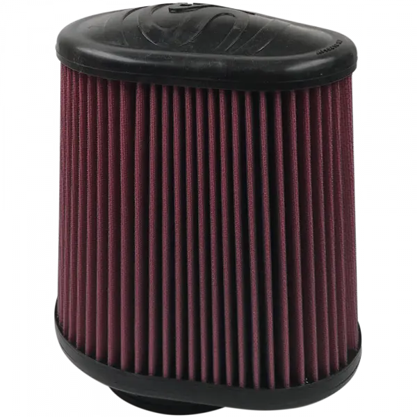 Air Filter For Intake Kits 75-5104,75-5053 Oiled Cotton Cleanable Red S and B view 1