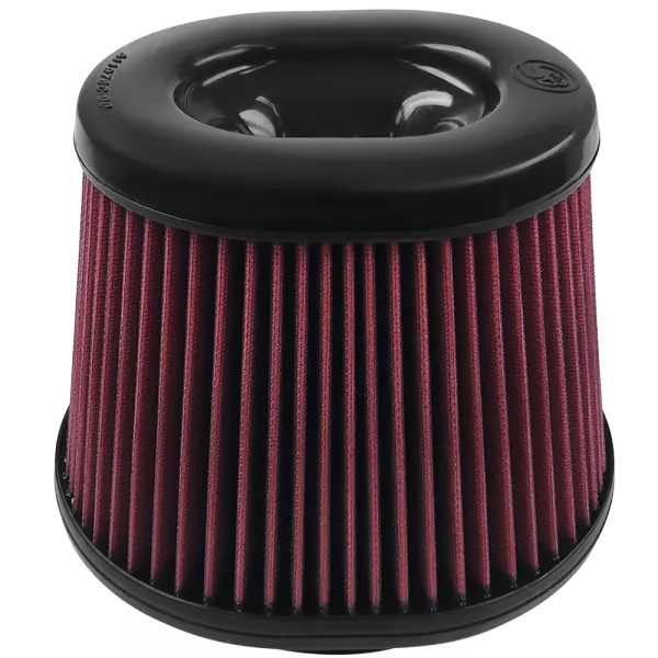 Air Filter For Intake Kits 75-5105,75-5054 Oiled Cotton Cleanable Red S and B view 3