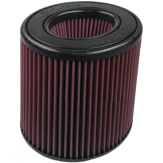 Air Filter For Intake Kits 75-5065,75-5058 Oiled Cotton Cleanable Red S and B view 1