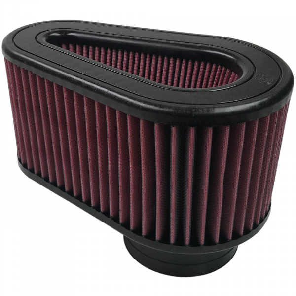 Air Filter For Intake Kits 75-5032 Oiled Cotton Cleanable Red S and B view 1