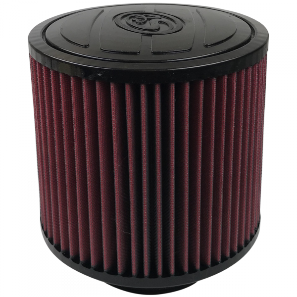 Air Filter For Intake Kits 75-5061,75-5059 Oiled Cotton Cleanable Red S&B view 1