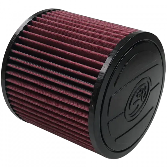 S&B Filters Air Filter For Intake Kits 75-5061,75-5059 Oiled Cotton Cleanable Red KF-1055