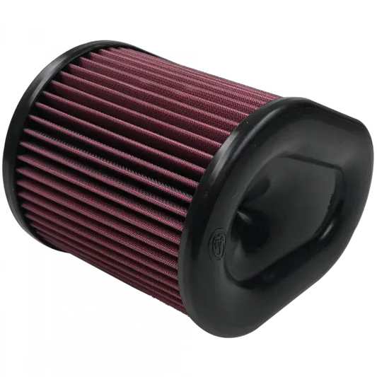 Air Filter For Intake Kits 75-5074 Oiled Cotton Cleanable Red S and B view 1