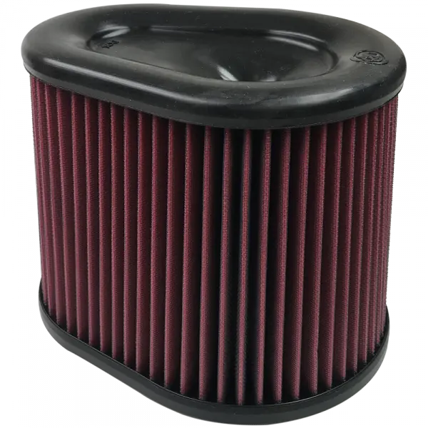 Air Filter For Intake Kits 75-5075-1 Oiled Cotton Cleanable Red S and B view 2