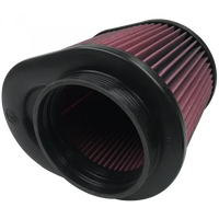 Air Filter For Intake Kits 75-5075-1 Oiled Cotton Cleanable Red S and B view 3