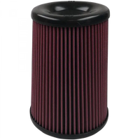 Air Filter For Intake Kits 75-5085,75-5082,75-5103 Oiled Cotton Cleanable Red S and B view 1