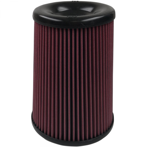 Air Filter For Intake Kits 75-5085,75-5082,75-5103 Oiled Cotton Cleanable Red S and B view 1