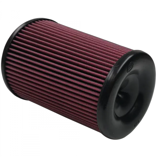 S&B Filters Air Filter For Intake Kits 75-5085,75-5082,75-5103 Oiled Cotton Cleanable Red KF-1063