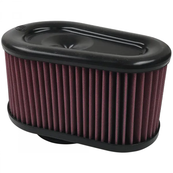 Air Filter For Intake Kits 75-5086,75-5088,75-5089 Oiled Cotton Cleanable Red S and B view 1