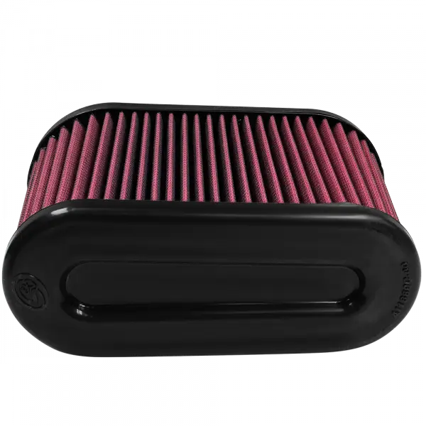 Air Filter For Intake Kits 75-5107 Oiled Cotton Cleanable Red S and B view 3