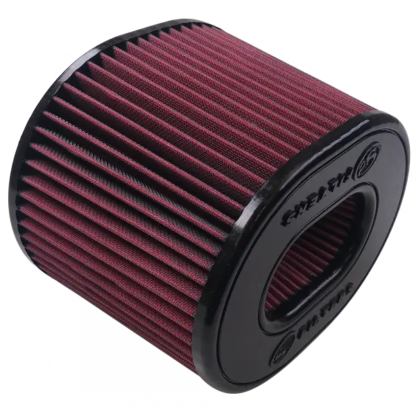 Air Filter For Intake Kits 75-5021 Oiled Cotton Cleanable Red S and B view 1