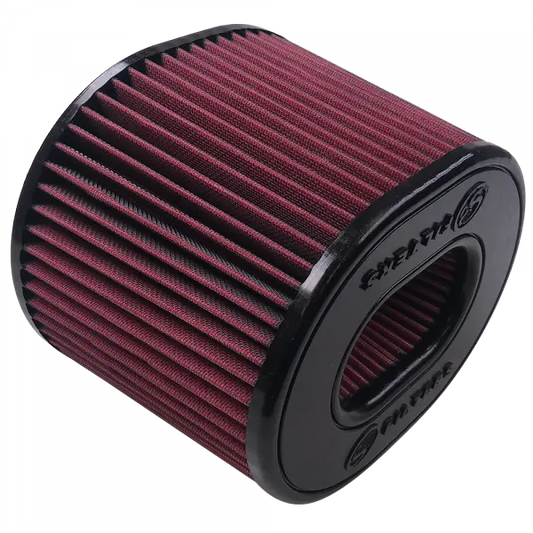 Air Filter For Intake Kits 75-5021 Oiled Cotton Cleanable Red S and B view 1