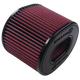 Air Filter For Intake Kits 75-5021 Oiled Cotton Cleanable Red S and B view 1