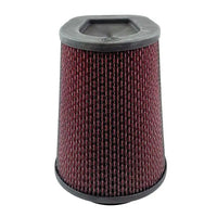 Air Filter For Intake Kits 75-6000,75-6001 Oiled Cotton Cleanable Red S and B view 4