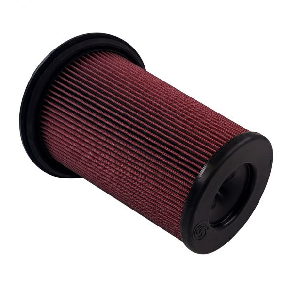 Air Filter For Intake Kit 75-5128 Oiled Cotton Cleanable Red S and B view 1