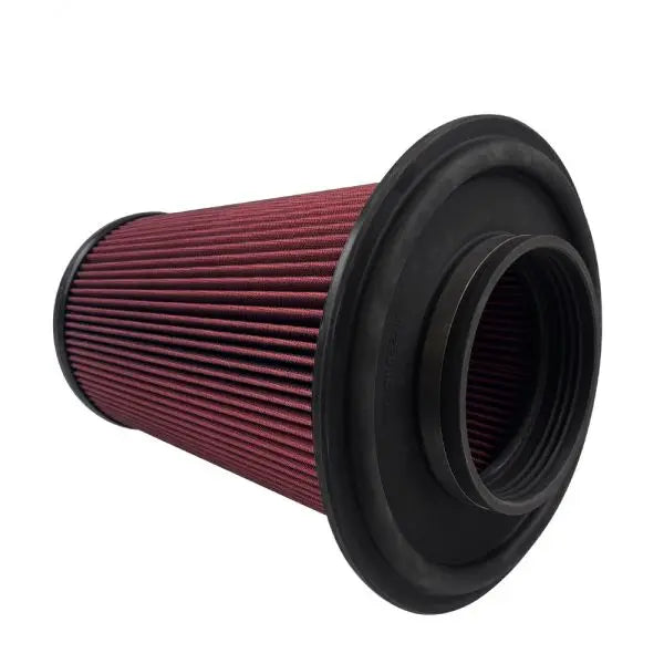 Air Filter For Intake Kit 75-5128 Oiled Cotton Cleanable Red S and B view 2