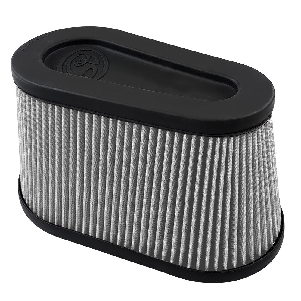Air Filter For Intake Kits 75-5136 / 75-5136D Dry Extendable White S and B view 3