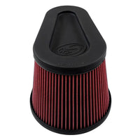 Air Filter For Intake Kits 75-5136 / 75-5136D Oiled Cotton Cleanable Red S and B view 4