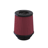 Air Filter For Intake Kits 75-5141 / 75-5141D Oiled Cotton Cleanable Red S and B view 1