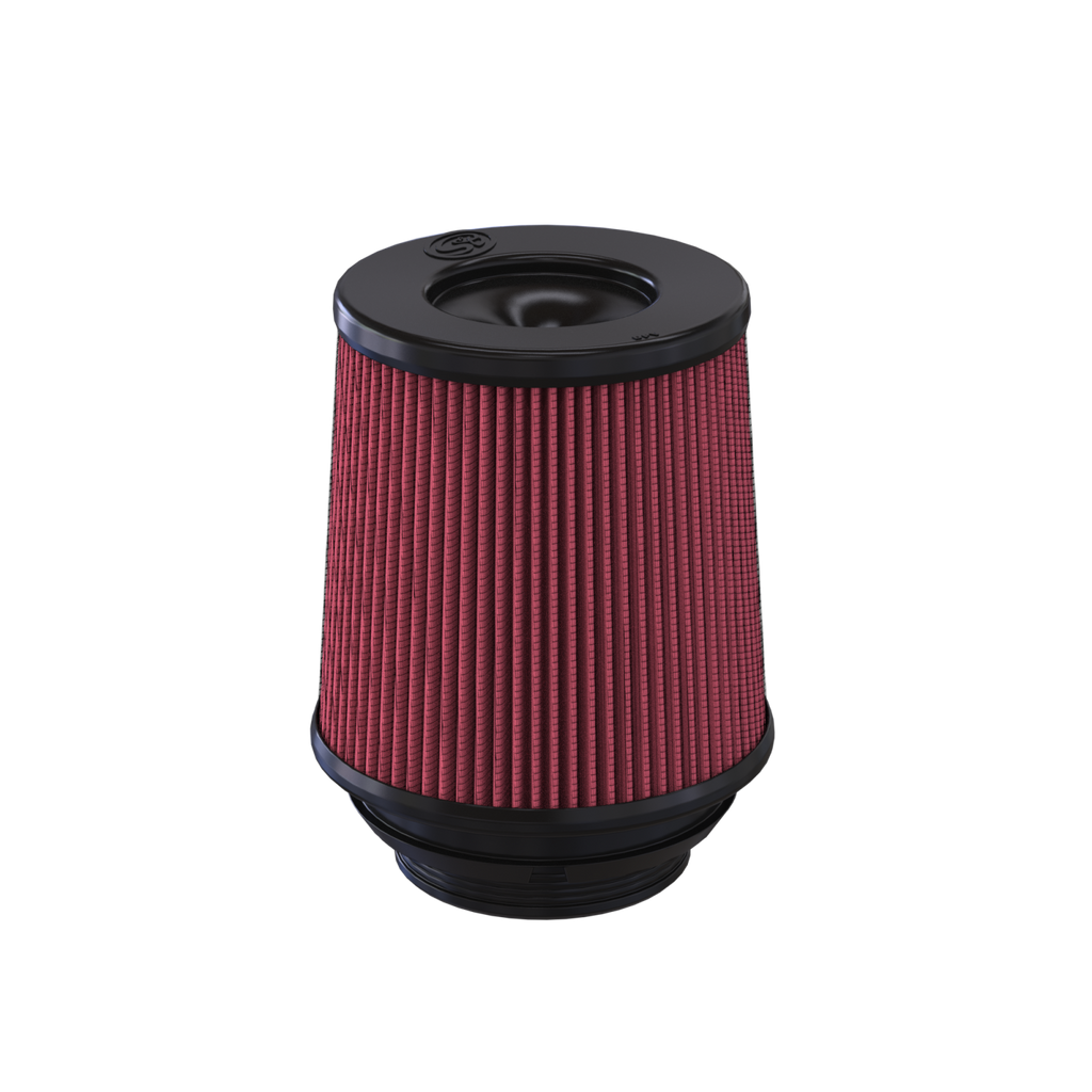 Air Filter For Intake Kits 75-5141 / 75-5141D Oiled Cotton Cleanable Red S and B view 1