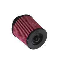 Air Filter For Intake Kits 75-5141 / 75-5141D Oiled Cotton Cleanable Red S and B view 2