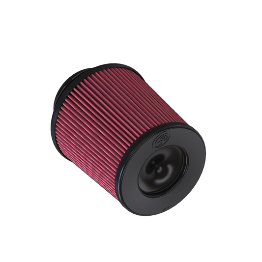 S&B Filters Air Filter For Intake Kits 75-5141 / 75-5141D Oiled Cotton Cleanable Red KF-1079