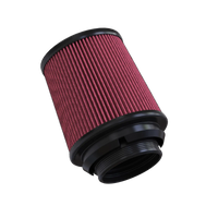 Air Filter For Intake Kits 75-5141 / 75-5141D Oiled Cotton Cleanable Red S and B view 3