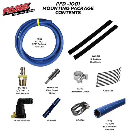 FASS PFD1001 Powerstroke Filter Delete Kit view 1