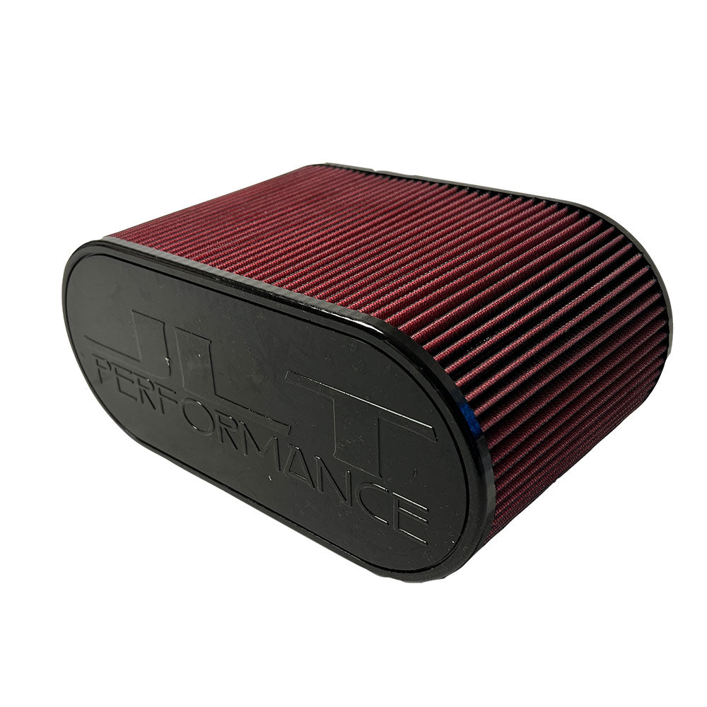 S & B Air Filter 4x12 Inch Oval - Red Oil  view 1