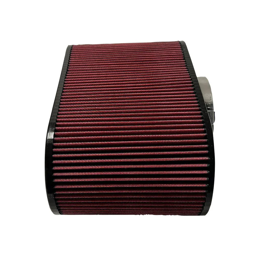 S & B Air Filter 4x12 Inch Oval with Hole Red Oil  view 3