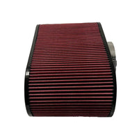 S & B Air Filter 4x12 Inch Oval with Hole Red Oil  view 3