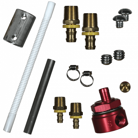 FASS STK1003 Diesel Fuel 5/8 In Fuel Module Suction Tube Kit Includes Bulkhead Fitting view 1