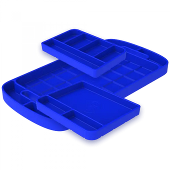 compare product S&B Filters Tool Tray Silicone 3 Piece Set Color Blue 80-1002