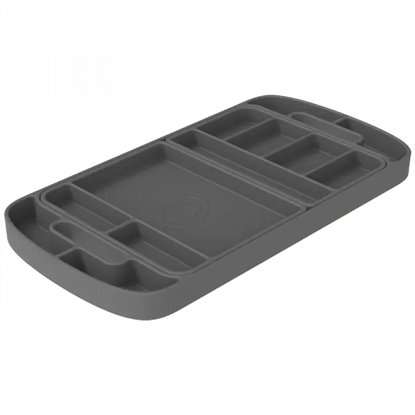 Tool Tray Silicone 3 Piece Set Color Charcoal S and B view 2