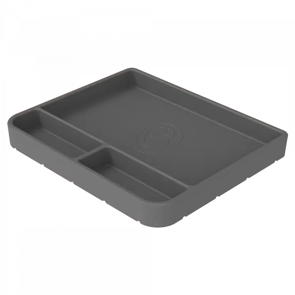 Tool Tray Silicone Medium Color Charcoal S and B view 1