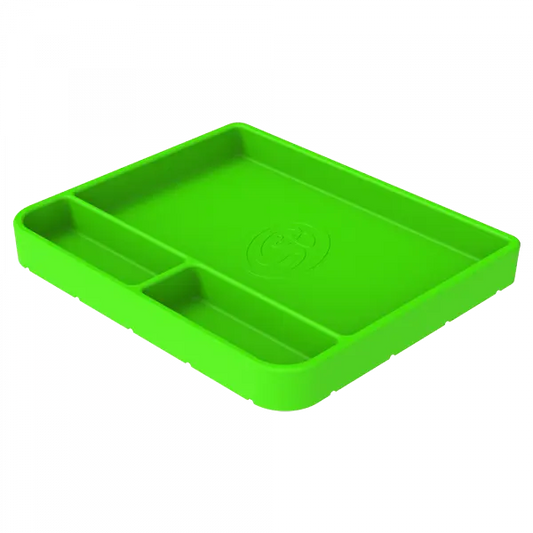 Tool Tray Silicone Medium Color Lime Green S and B view 1