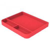 Tool Tray Silicone Medium Color Pink S and B view 1