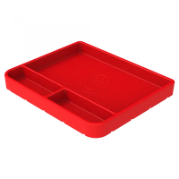 Tool Tray Silicone Medium Color Red S and B view 1