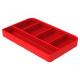 Tool Tray Silicone Small Color Red S and B view 1